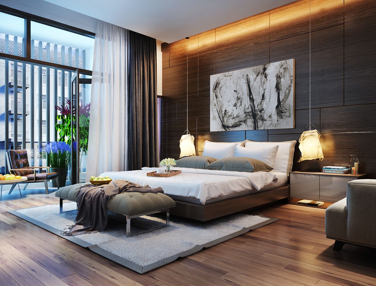 Elegance bedroom layout